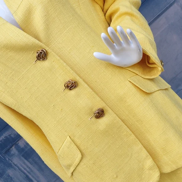 Vintage Herbert Grossman Designed by Cynthia Sobel (3) Button Skirt Set